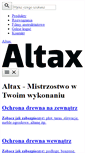 Mobile Screenshot of beta.altax.pl